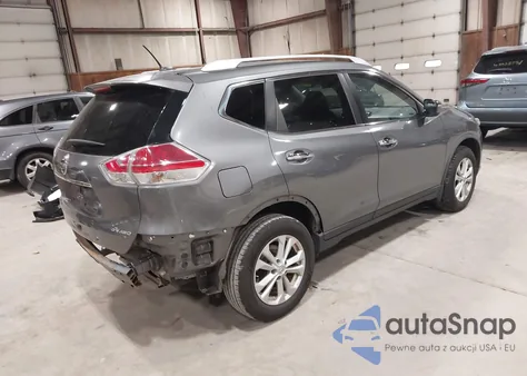 2015 Nissan Rogue Sv из США, поврежденный, VIN KNMAT2MV8FP549863